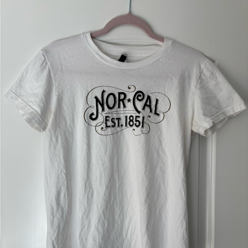 Women's White Short Sleeve Tee